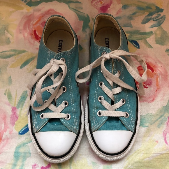 Converse Other - Aqua Converse Youth/Kid Shoes- Size 1